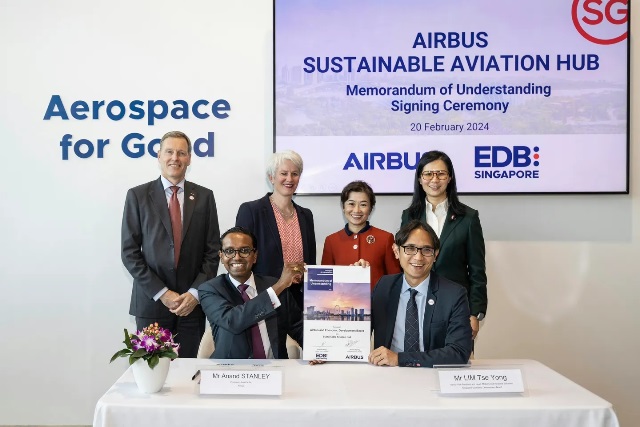 Airbus to establish Sustainable Aviation Hub in Singapore