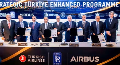 Airbus and Rolls-Royce enhance partnership with Turkish Airlines
