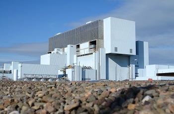 Marine activity near nuclear power stations