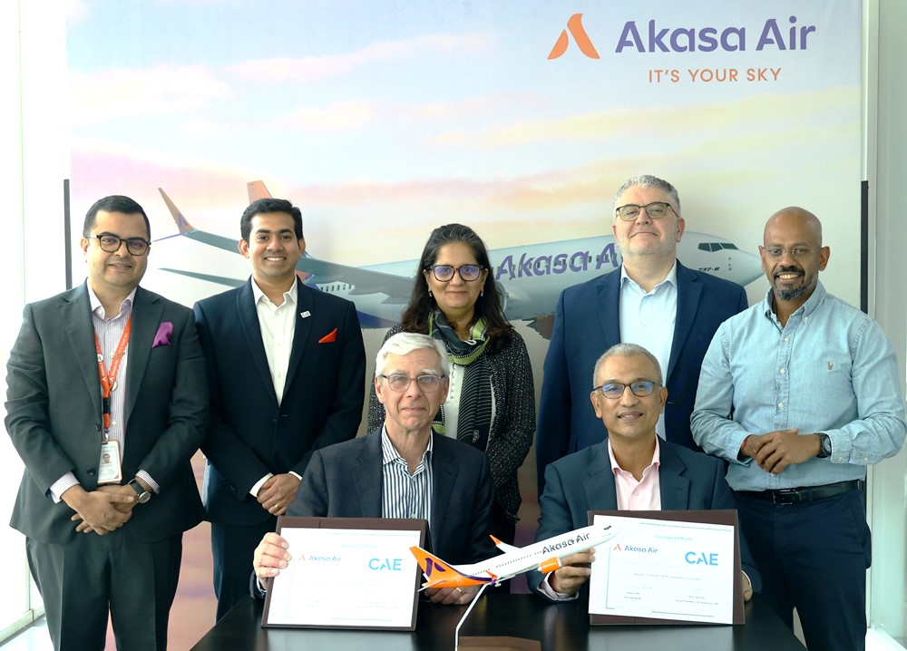CAE to provide Boeing 737MAX pilot training for Akasa Air