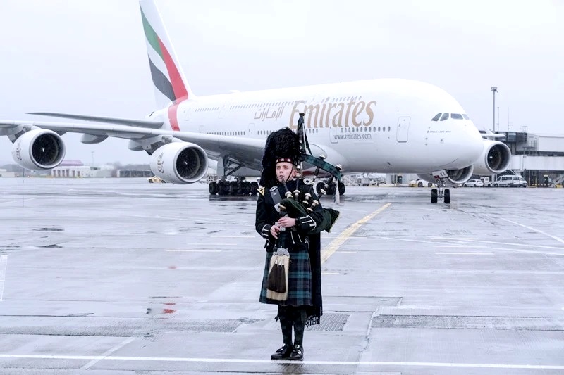Emirates celebrates 20 years at Glasgow Airport