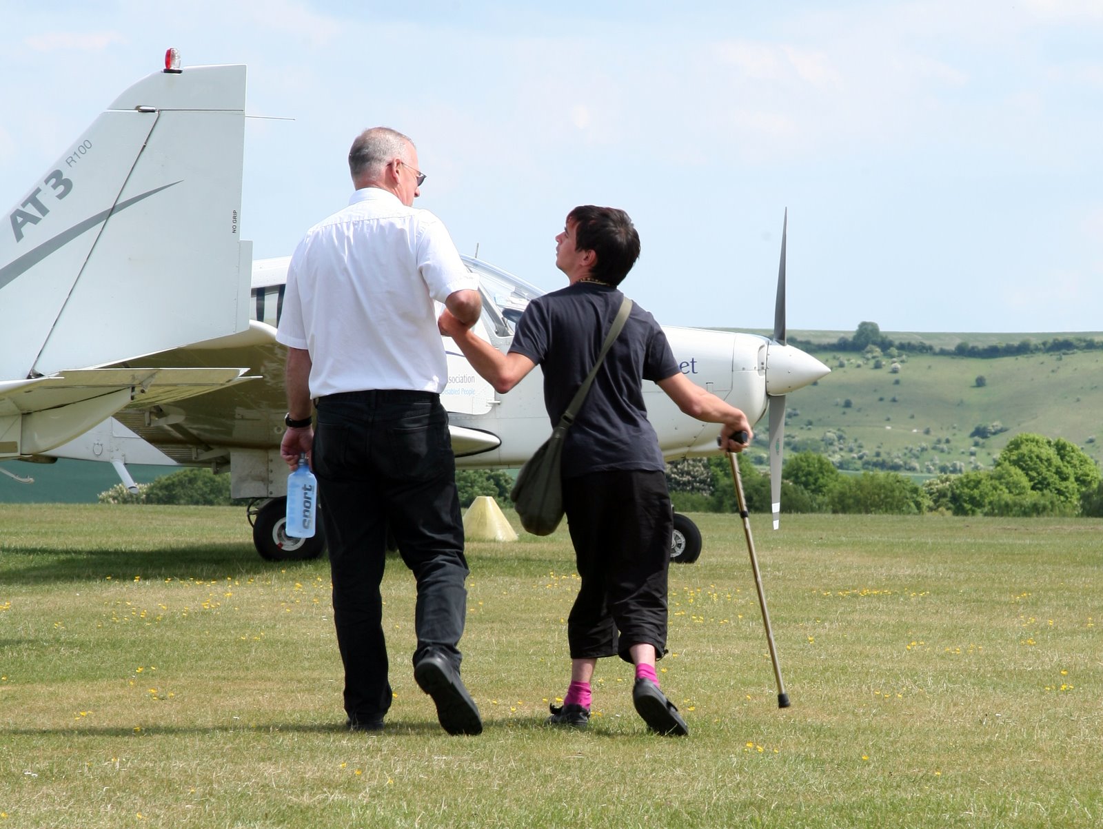 Aerobility, Flynqy and Cornwall Airport provide flights for the disabled
