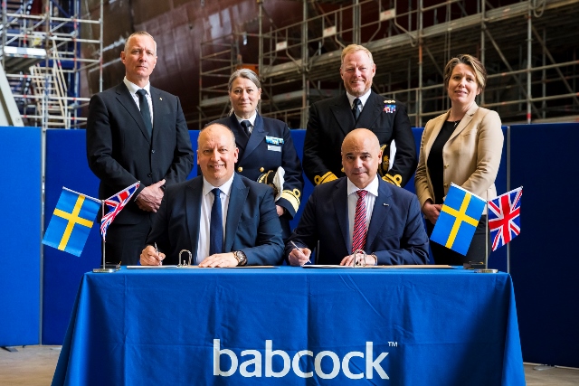 Babcock selected by Saab for Swedish Navy’s Luleå-class ships
