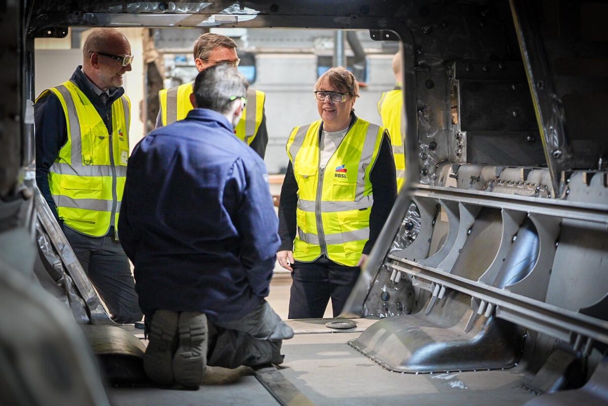 Defence Minister Maria Eagle visits RBSL