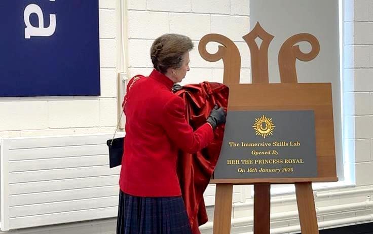 HRH The Princess Royal opens Capita’s FSC Immersive Skills Lab