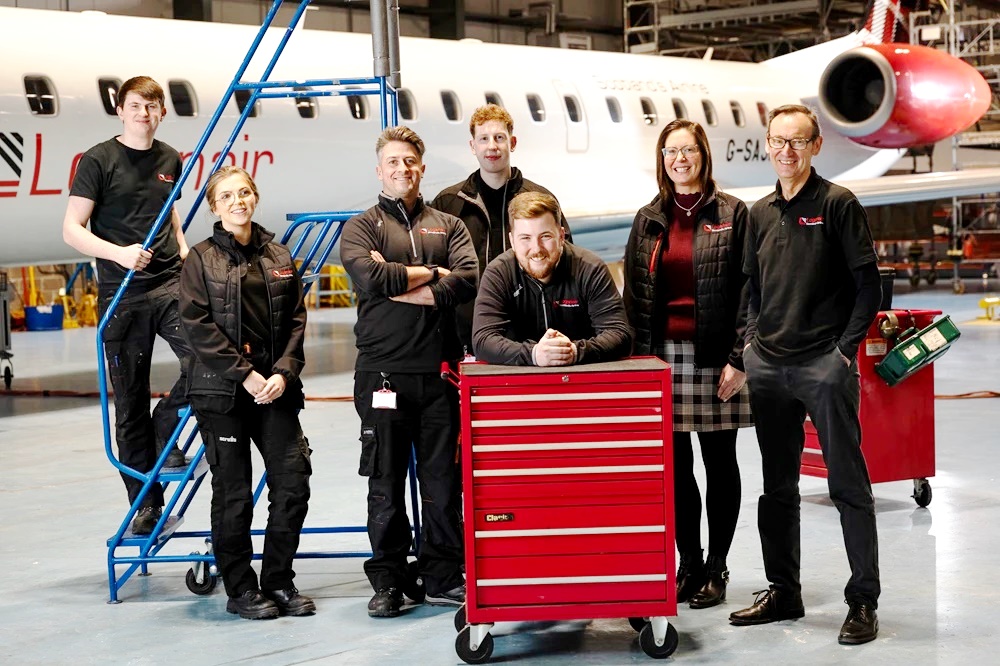 Loganair gives young aviation engineers a flying start