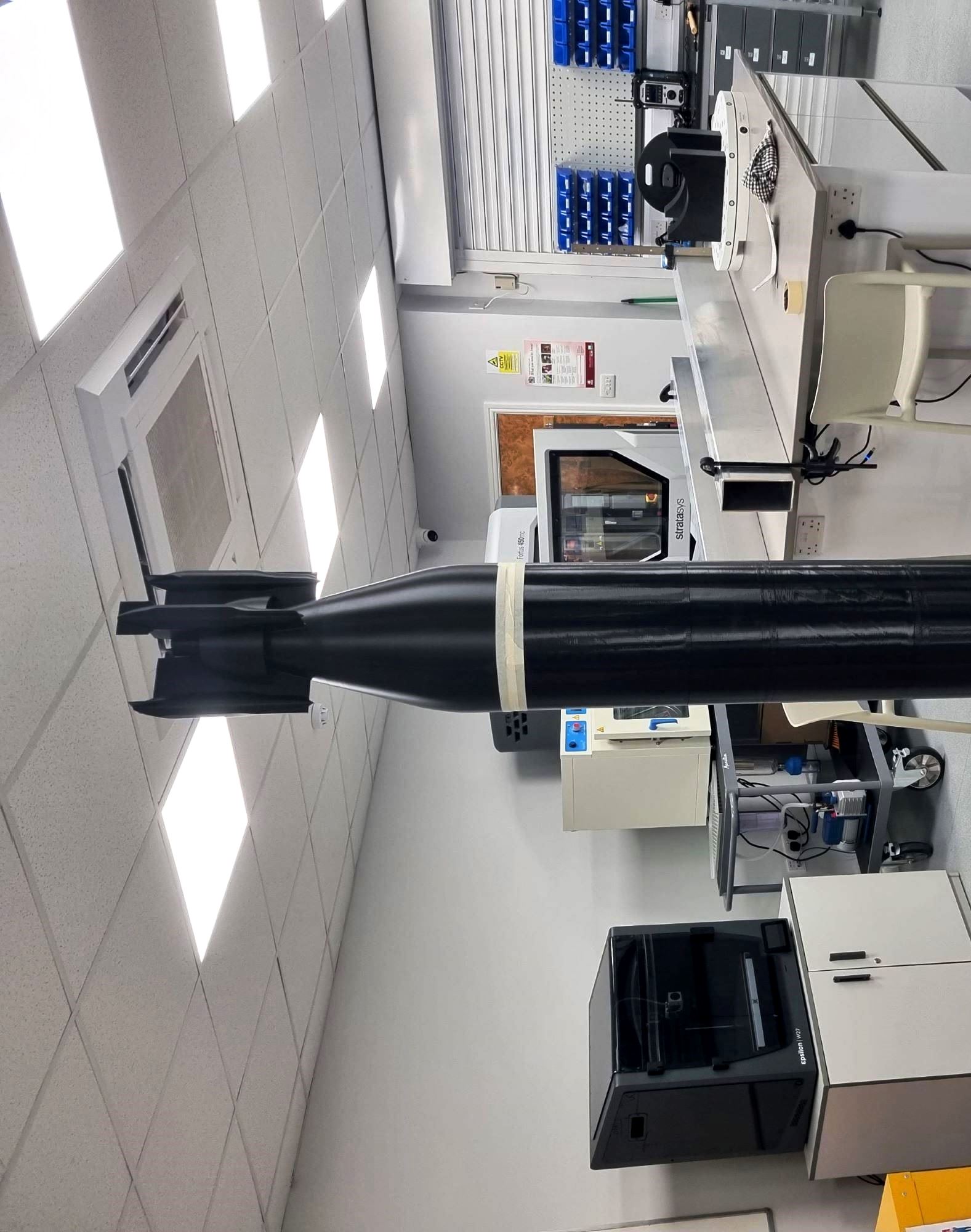 Airframe Designs creates full-scale 3D-printed torpedo mock-up