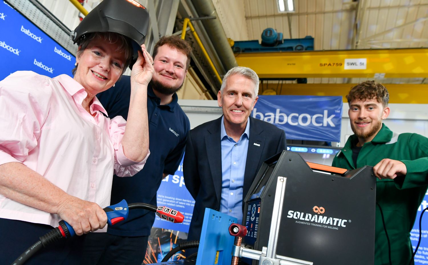 Babcock sparks apprentice skills with new welding school in Bristol