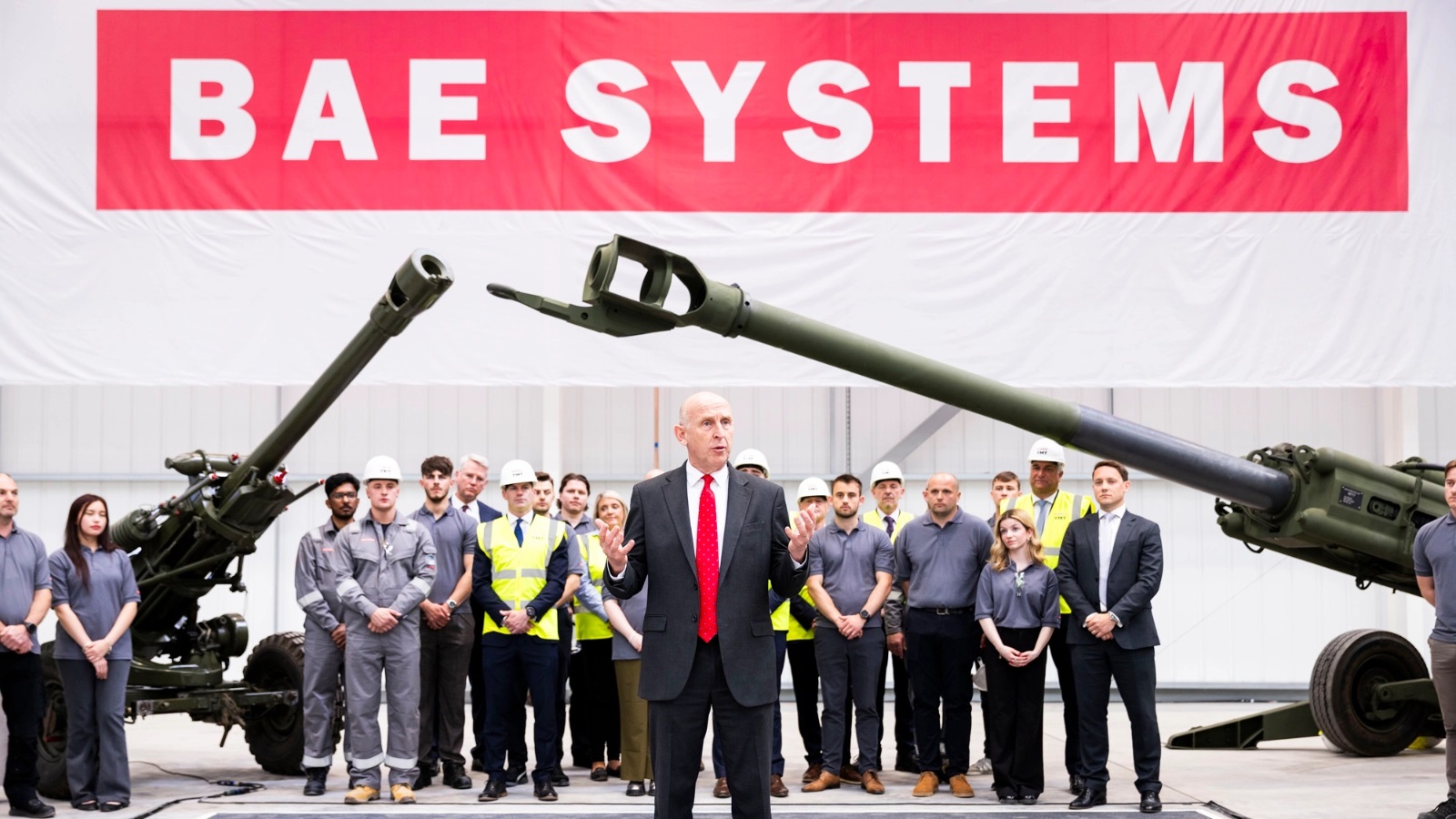 UK Defence Secretary opens artillery factory in Sheffield