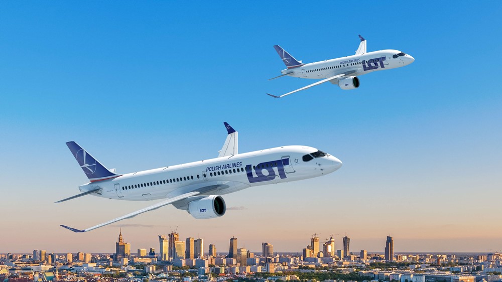 LOT Polish Airlines orders 40 A220s