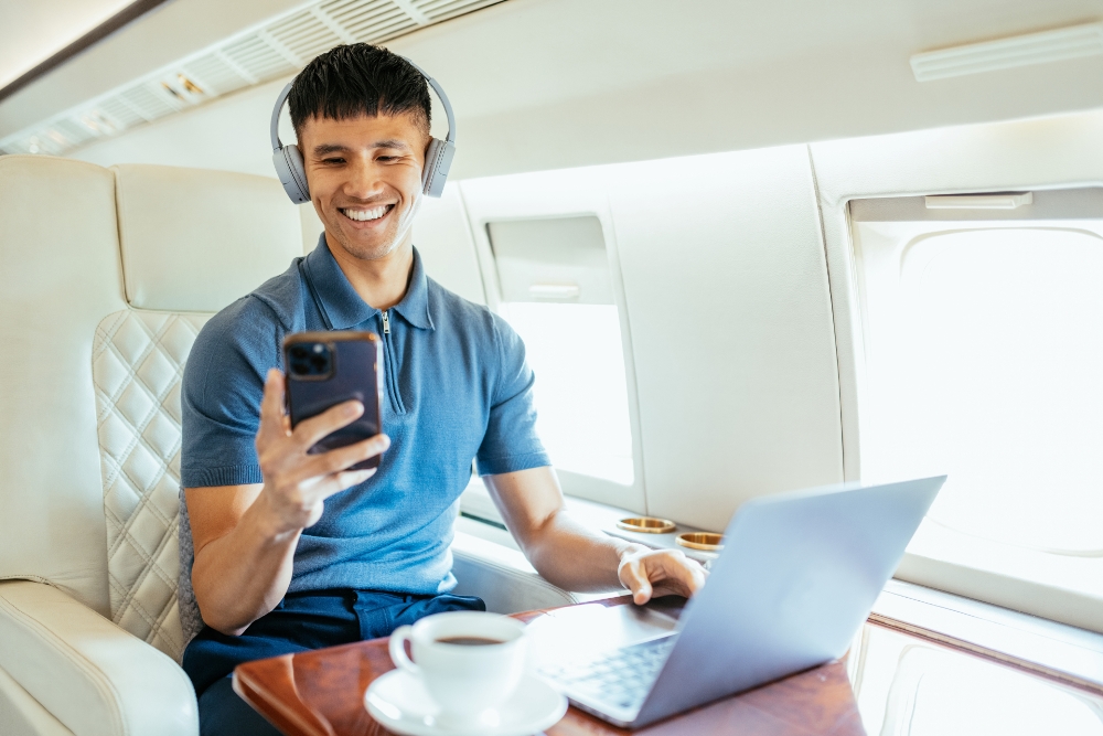 Viasat tests boost business jet in-flight connectivity