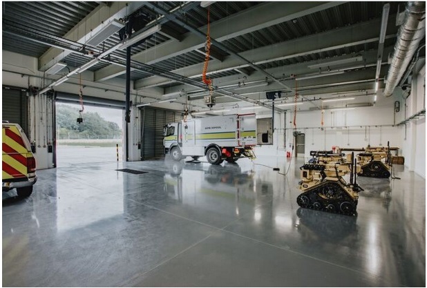 British Army EOD troop move into new base