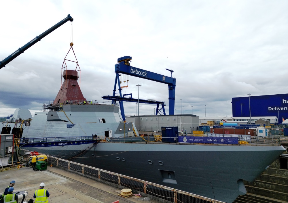Babcock nears completion of HMS Venturer