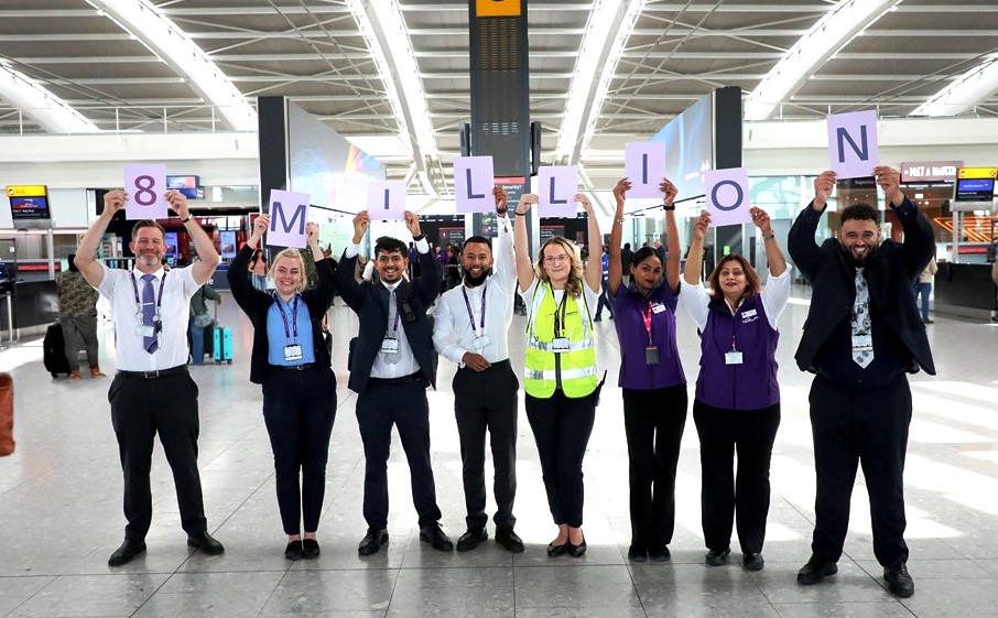 Heathrow hits historic high in August