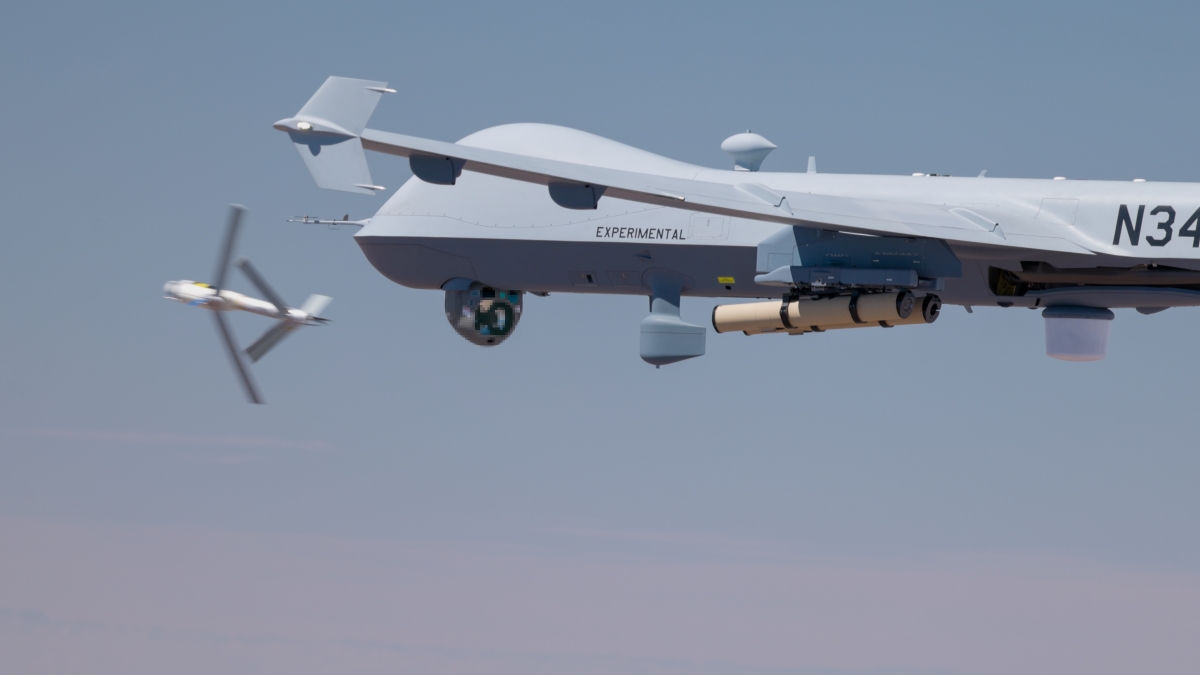 GA-ASI and AeroVironment launch Switchblade 600 from MQ-9A UAS