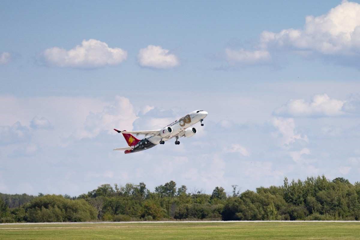 Air Niugini takes delivery of its first Airbus A220