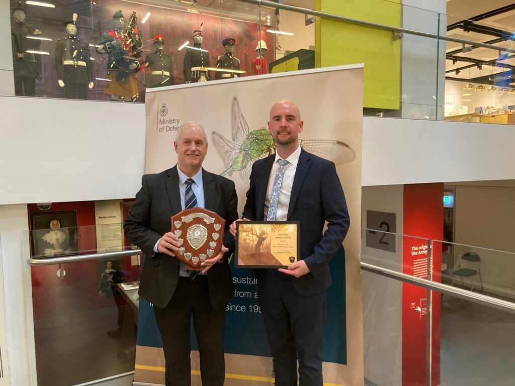 Babcock wins Net Zero Resource Efficiency category at MoD Sanctuary Awards