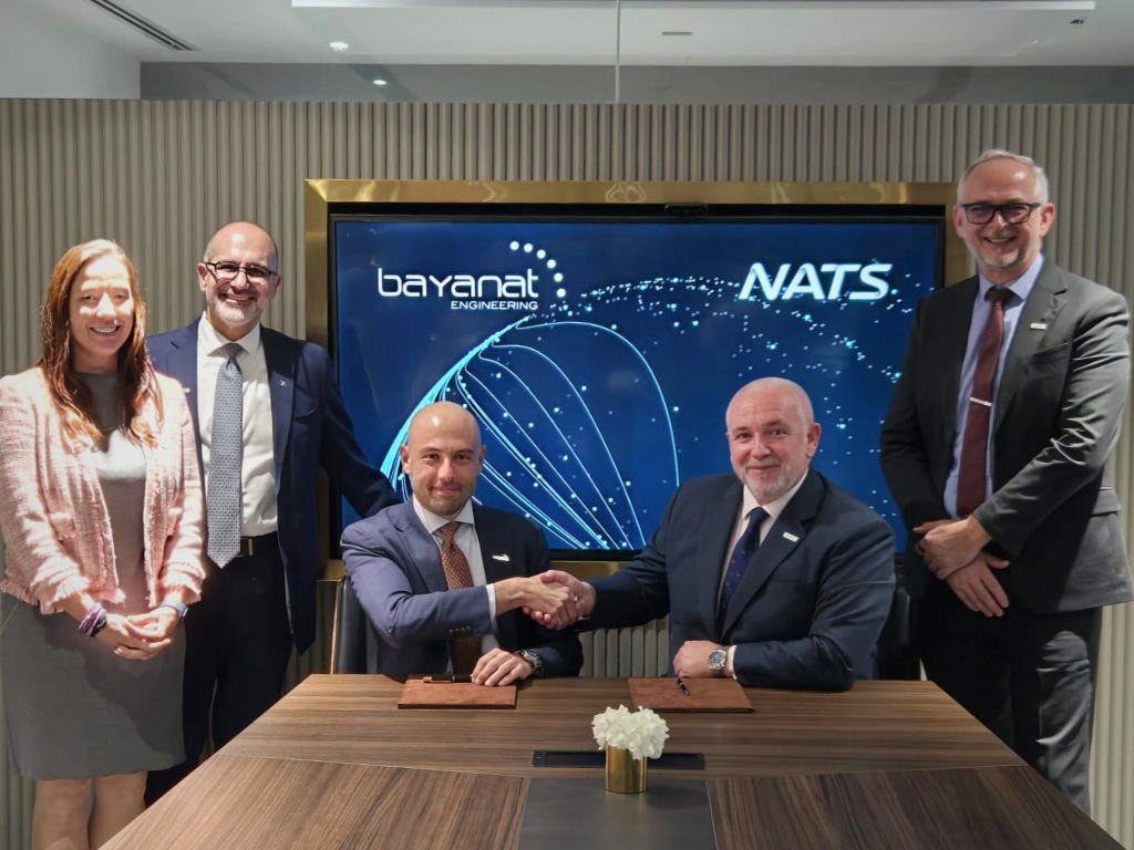 NATS signs strategic MoU with Bayanat at Dubai Airshow