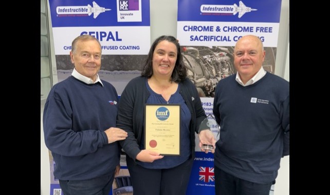 Indestructible Paint’s Violaine Mendez wins award for aerospace coatings research