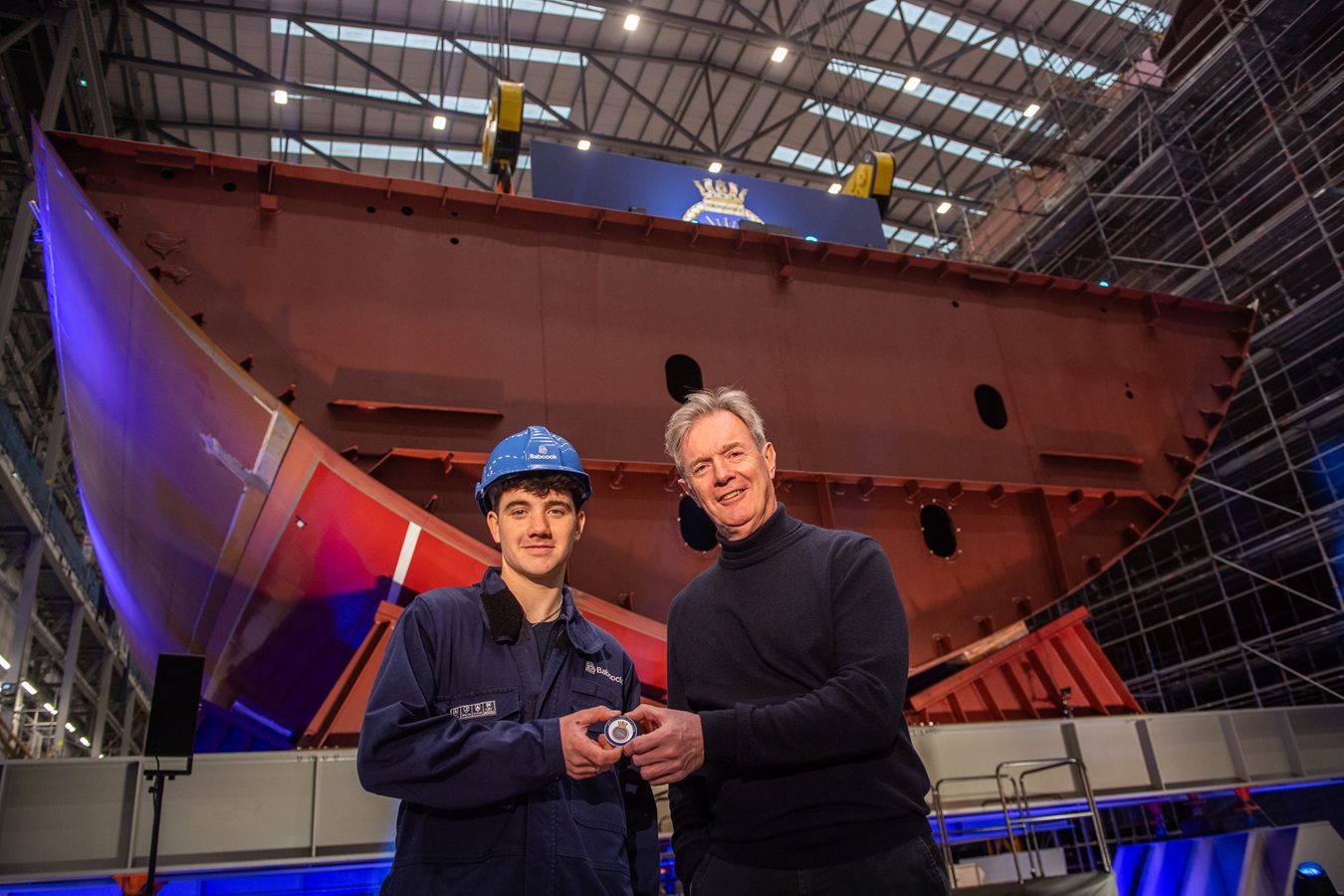 HMS Formidable keel laid