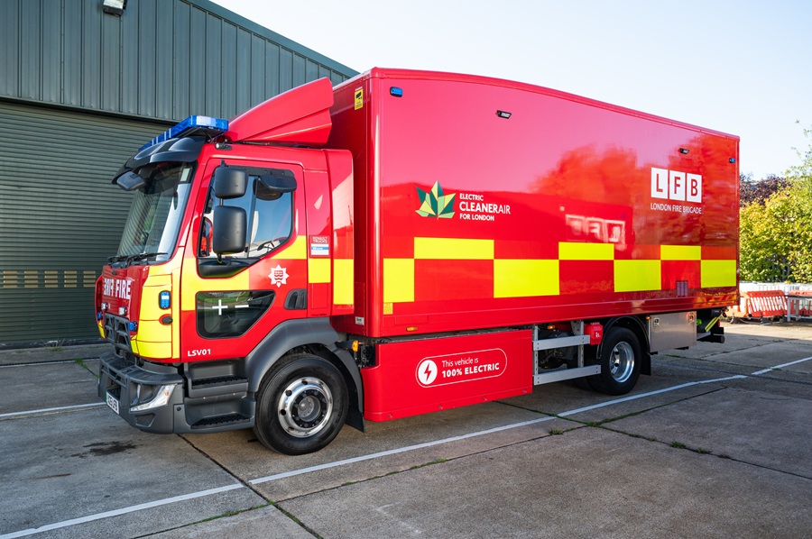 Babcock delivers LFB’s first fully electric lorries