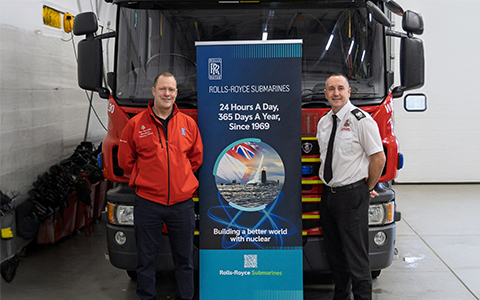 Rolls-Royce expands partnership with Derbyshire Fire & Rescue Service