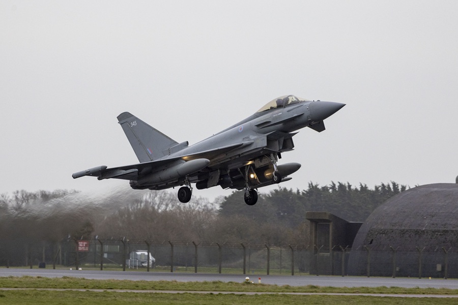 Airfield upgrade under way at RAF Coningsby