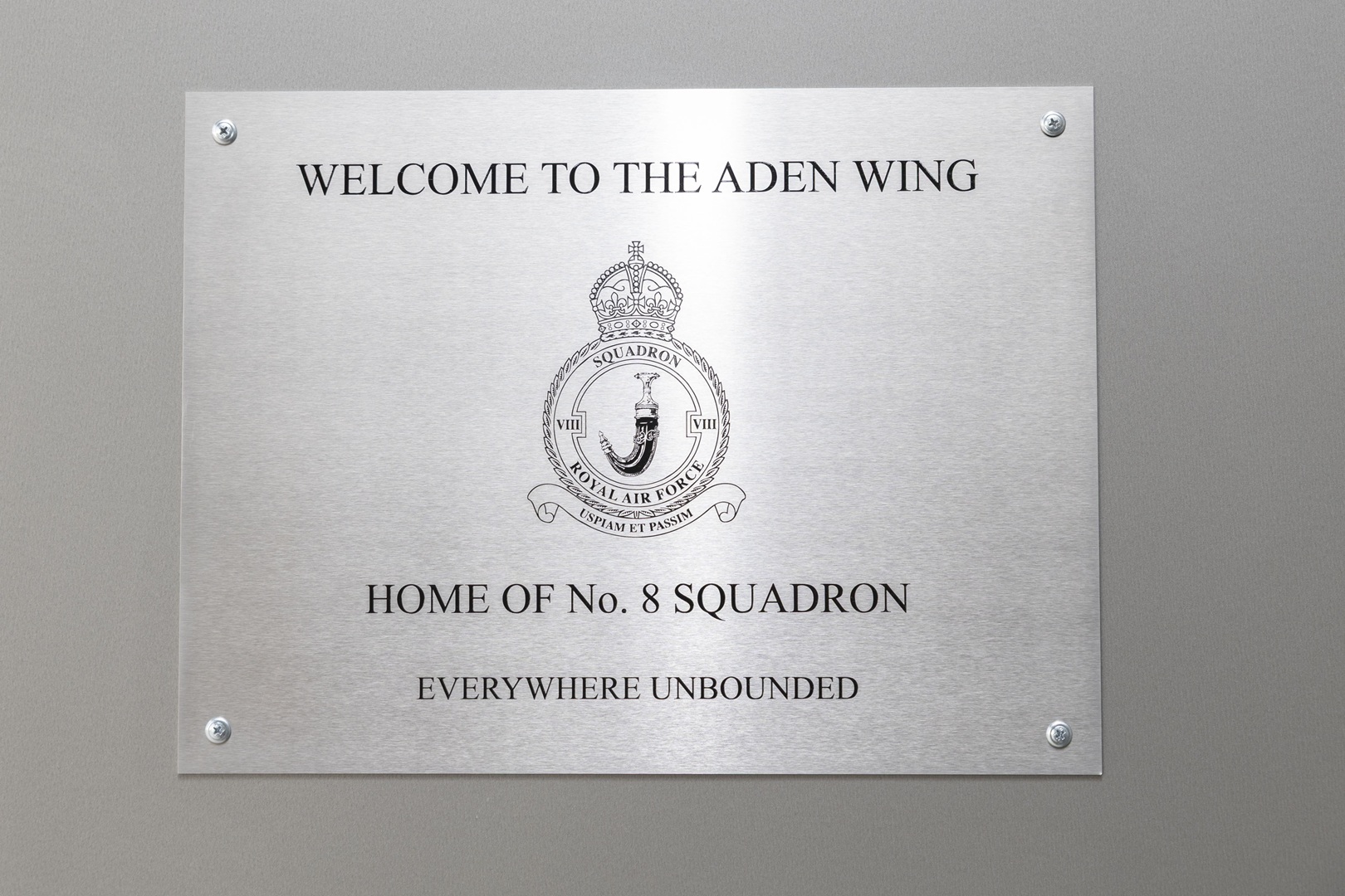 Official naming of E-7 facilities conducted at RAF Lossiemouth