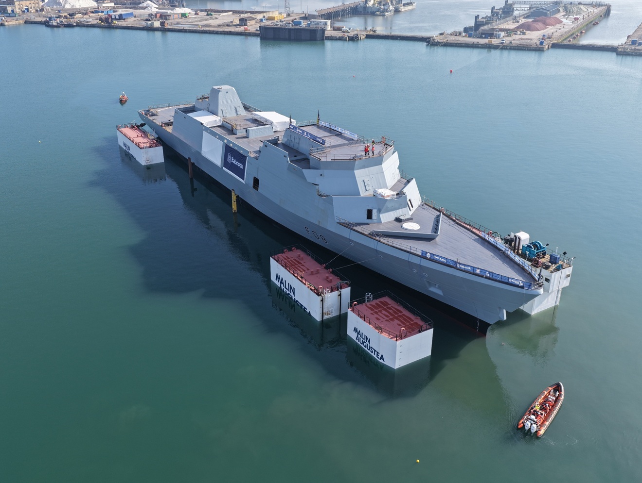 HMS Active completes float off feat