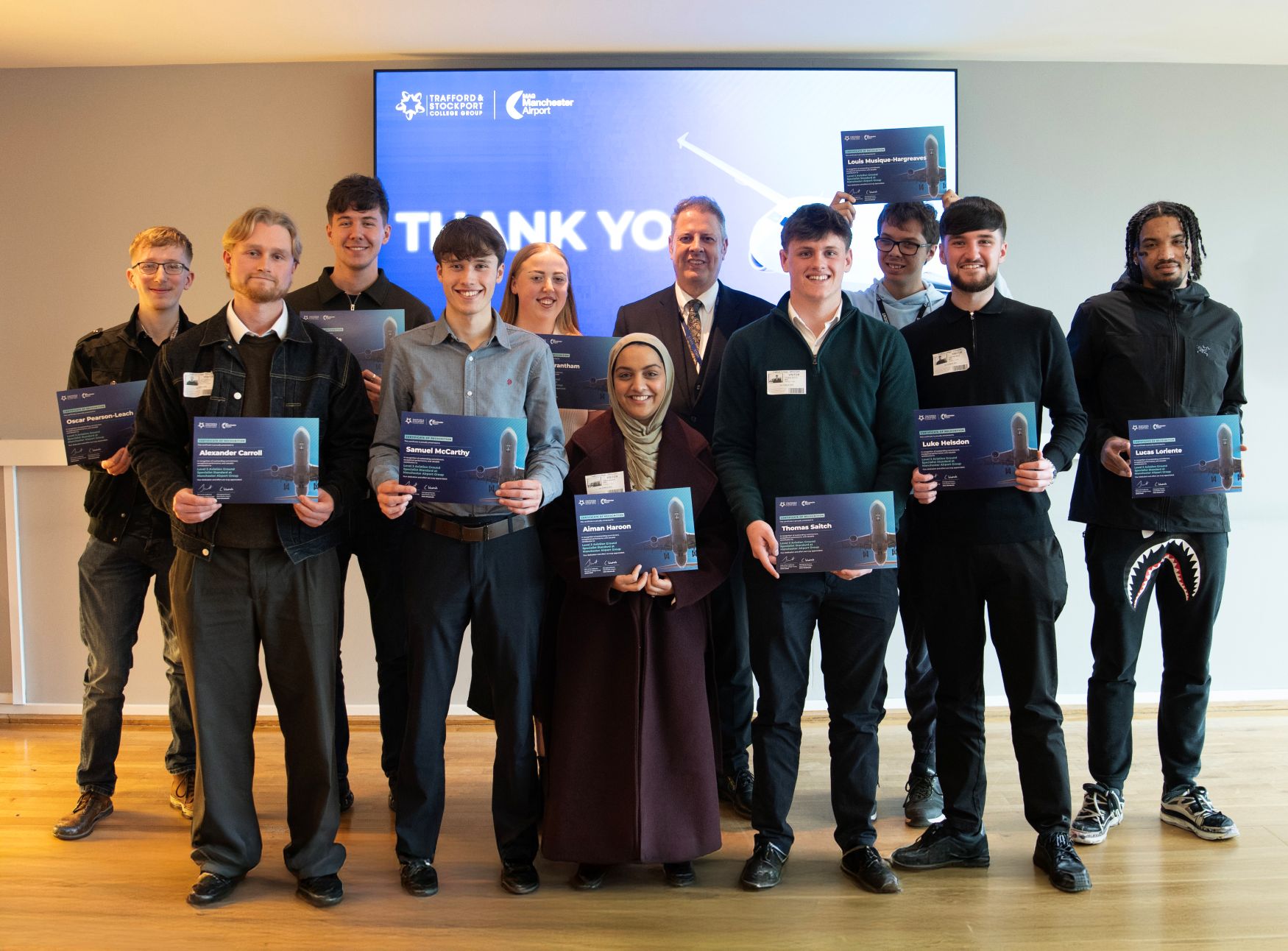 First cohort of apprentices graduates from airport management course