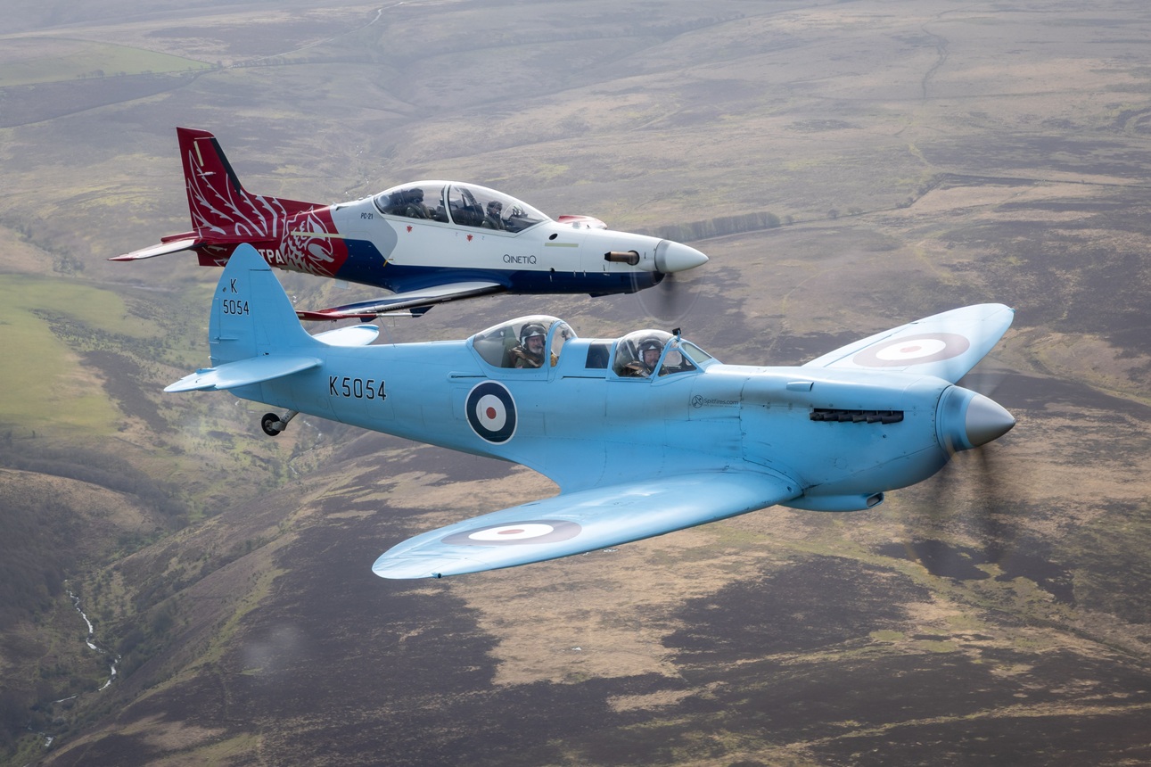 QinetiQ pays aerial tribute to iconic Spitfire