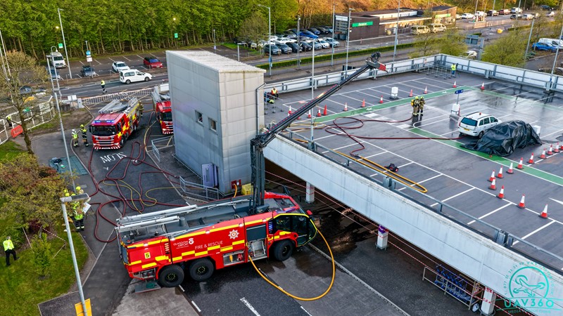 Glasgow Airport hosts emergency training exercise