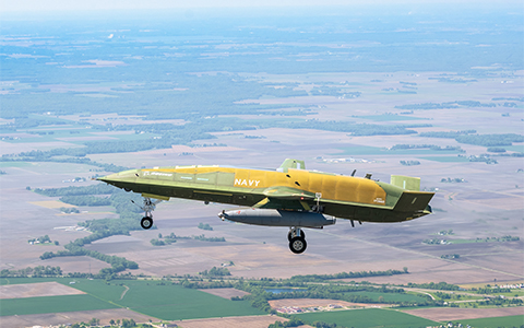 Rolls-Royce powers unmanned US Navy MQ-25A on first flight