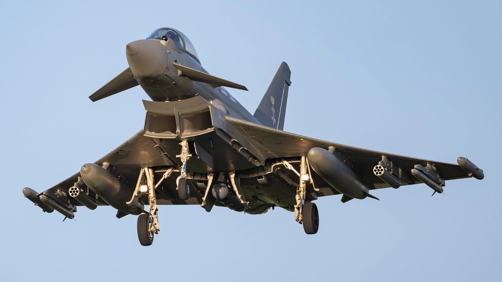 RAF Typhoons deploying APKWS in Middle East