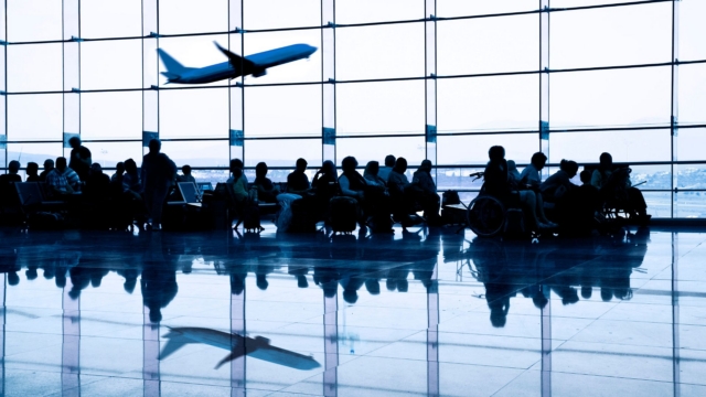 CAA passengers at airport