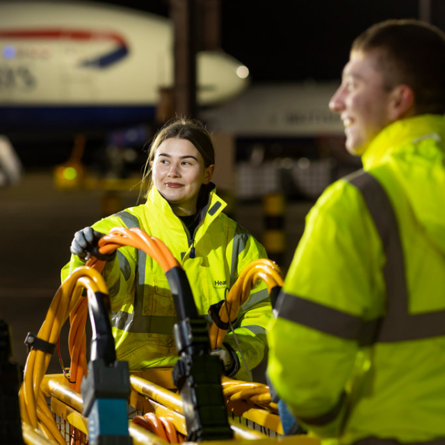 Employment skills recruitment shoot - Airfield Engineering Shoot with Airfield Duty Engineer & Engineering Apprentices - Heathrow Terminal 5 Photo credit -