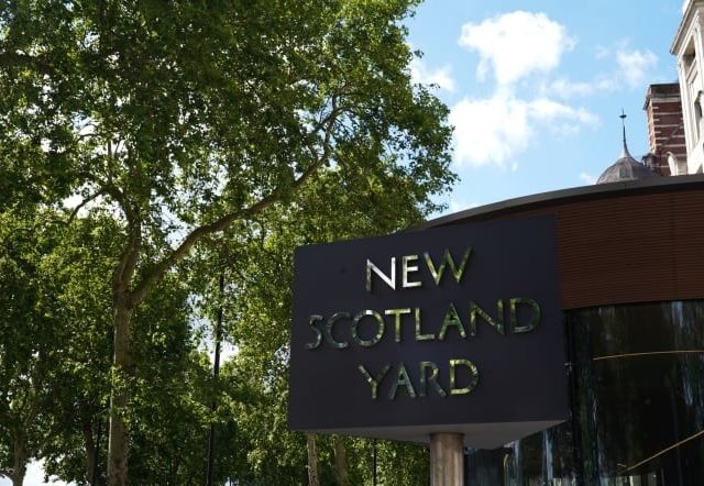 New Scotland Yard sign