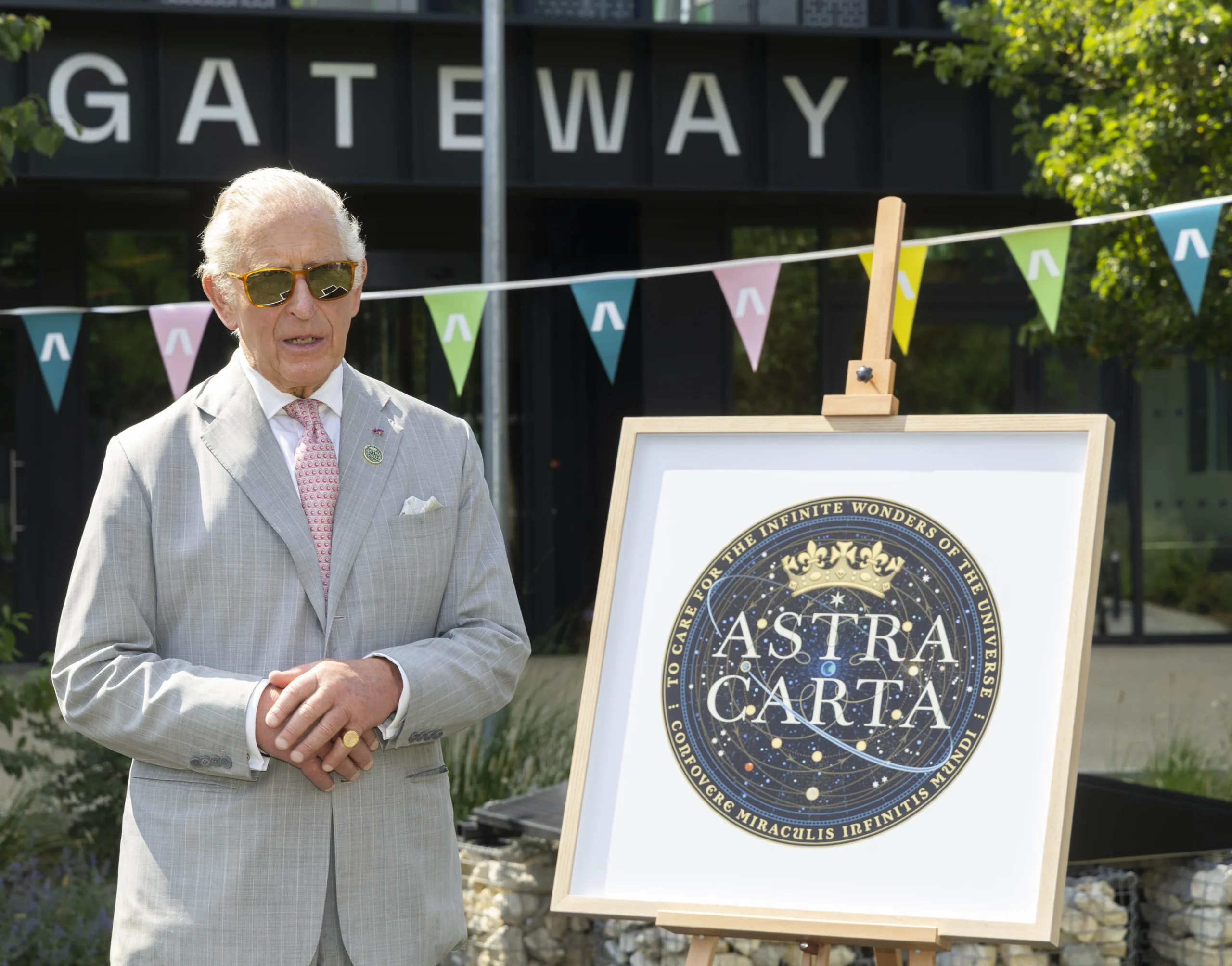 The King opens UK Space and Defence Gateway at Harwell