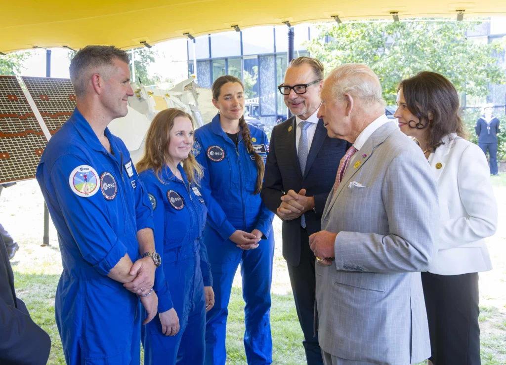 The King opens UK Space and Defence Gateway at Harwell