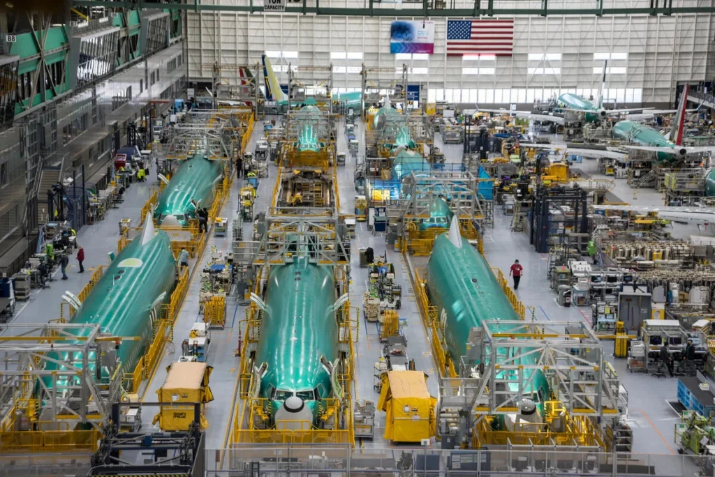 Boeing 737 factory in Renton