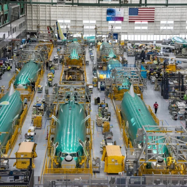 Boeing 737 factory in Renton