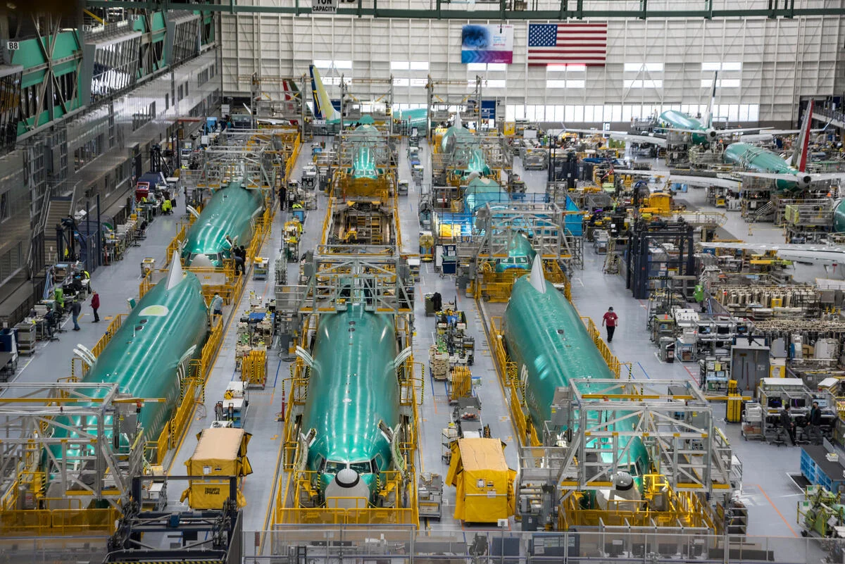 Boeing 737 factory in Renton