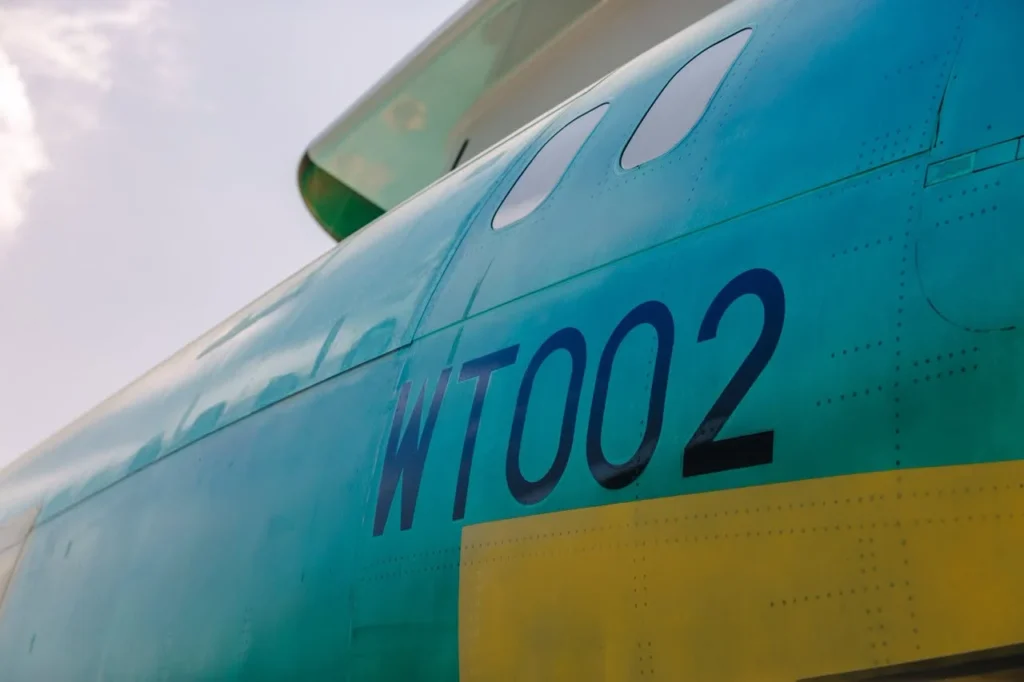 RAF Second Boeinbg E-7 Wedgetail in green primer