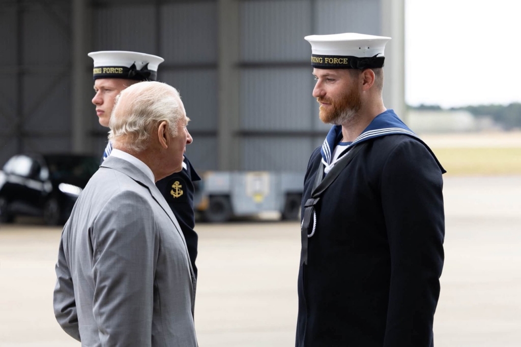 The King visits RAF Marham