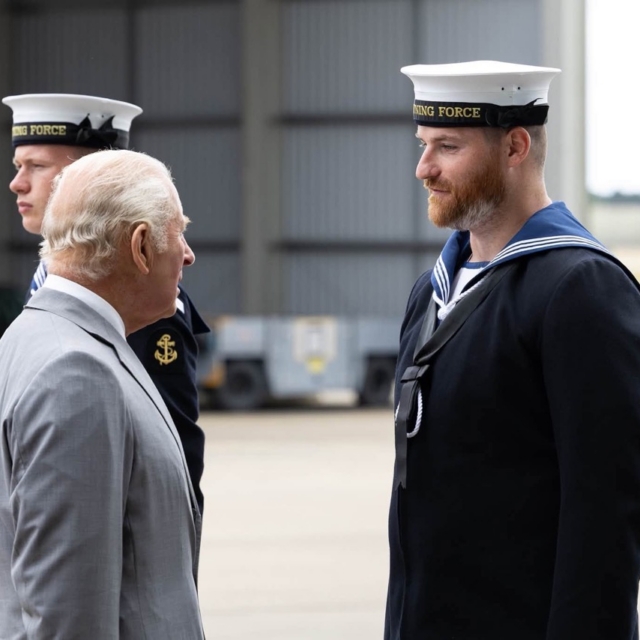 The King visits RAF Marham