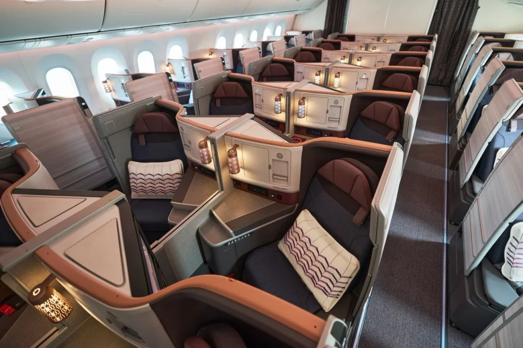 Air India new 787-9 business class