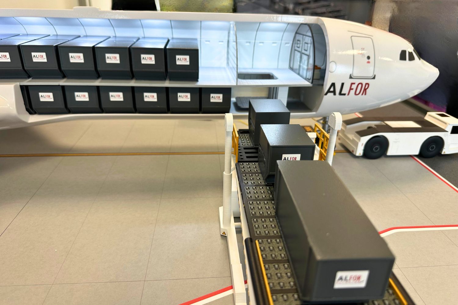 Alfor Aviation internal loading system for airbus a330 (1)