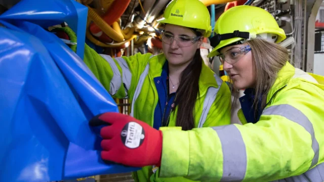 Babcock apprentices learning nuclear safety