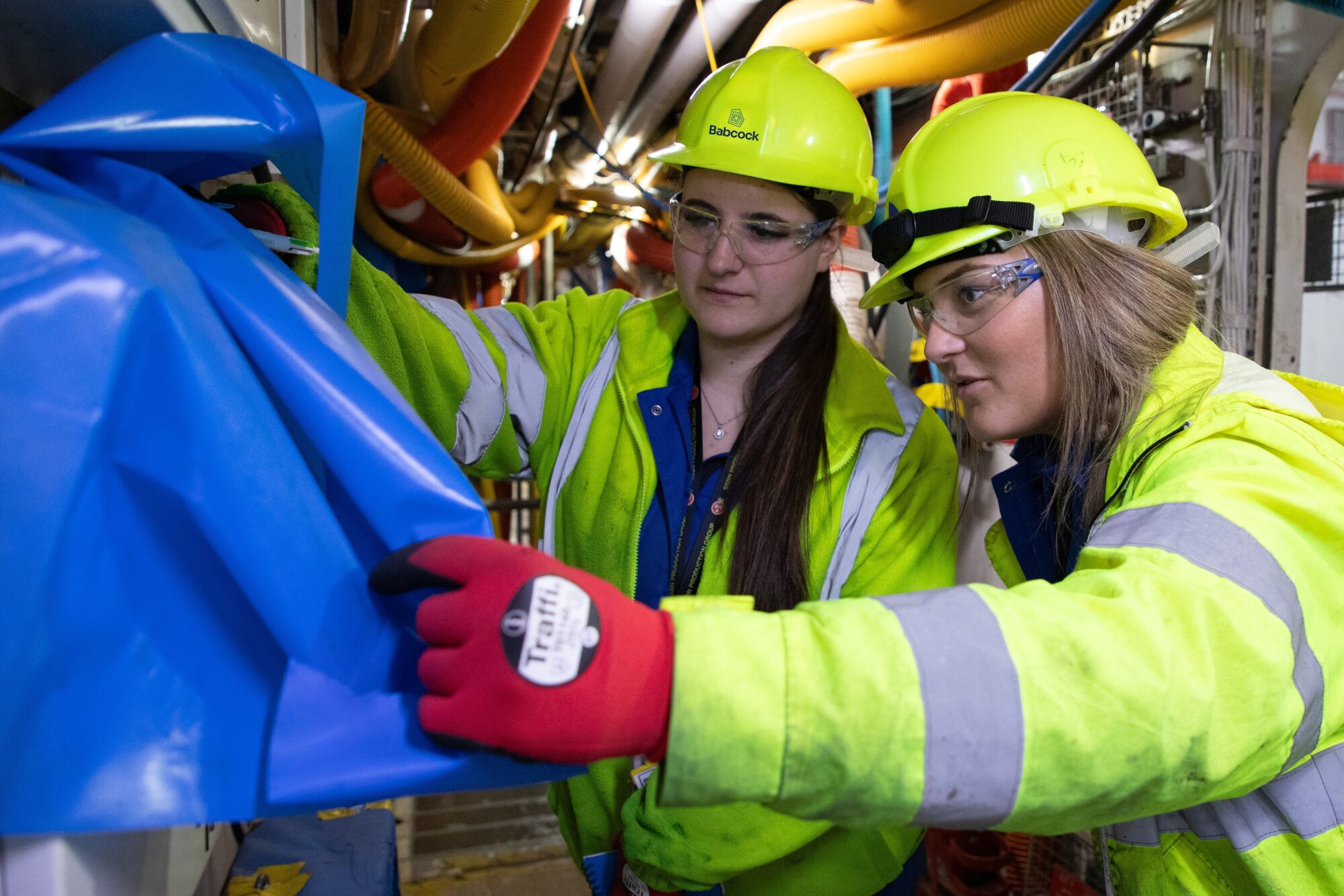 Babcock apprentices learning nuclear safety