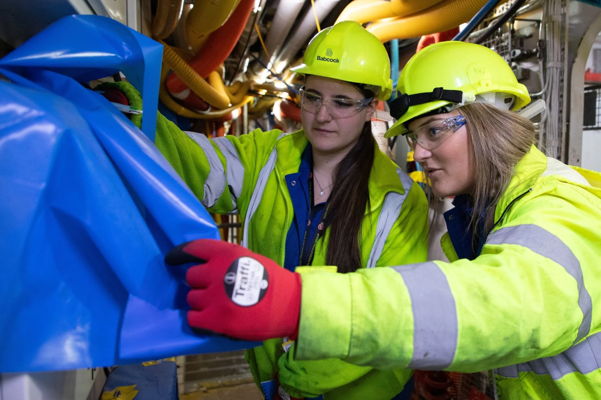 Babcock apprentices learning nuclear safety